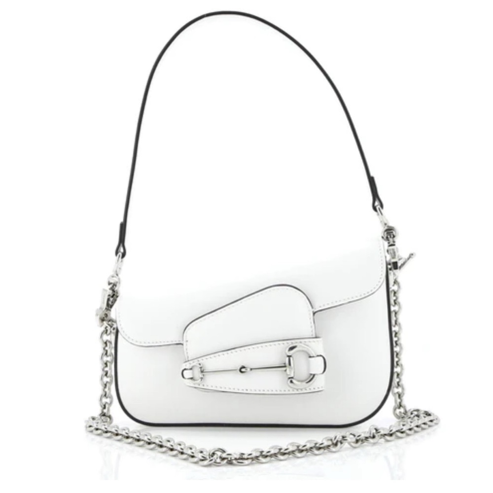 Horsebit 1955 Asymmetric Shoulder Bag Leather Mini